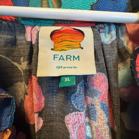 Farm Rio black floral dress - Picture 3 of 5